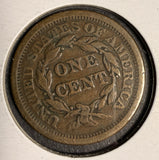 1851 Braided Hair Large Cent, Circulated. (16117)