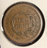 1856 Braided Hair Large Cent, Circulated. (16140) Slant 5's