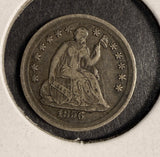 1856 Seated Liberty Half Dime, XF, (16167)