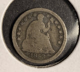 1853-O Arrows, Seated Liberty Half Dime, Circulated, (16169)