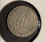 1860 3ct Silver, VF. (16177)