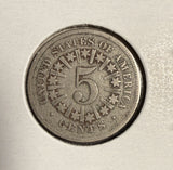 1866 Shield Nickel, VG, (16183)