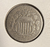 1875 Shield Nickel, Good, (16205)