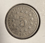 1875 Shield Nickel, Good, (16205)
