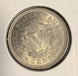 1899 Liberty "V" Nickel, MS 60+, (16219)