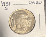 1931-S Buffalo Nickel, MS+, (16354)