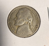 1943/2 Jefferson Nickel, Circulated, (16407)