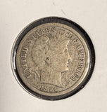 1896-S Barber Dime,Fine. (16415) Key Date