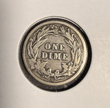 1910-S Barber Dime, Circulated. (16427)