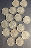Dealer Lot, 16pcs AU-UNC 1936-1937 Buffalo Nickels (16466)