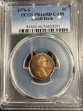 1970-S Small Date Lincoln Cent, PR66RD CAM. PCGS (16505)