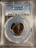 1970-S Small Date Lincoln Cent, PR67RD. PCGS (16515)