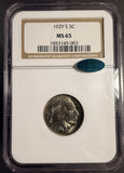 1929-S Buffalo Nickel, MS65 NGC+CAC (16519) Gem!