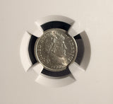 1893-S Barber Dime, MS64 NGC (16521)