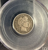 1895-O Barber Dime, VF20 PCGS+CAC (16523) Key Date