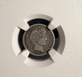 1895-O Barber Dime, VF20 NGC (16525) Key Date