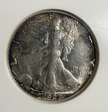1927-S Walking Liberty Half Dollar, AU58 NGC (16566)