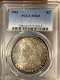 1903 Morgan Silver Dollar, MS65 PCGS (16600)
