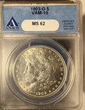 1903-O Morgan Silver Dollar, MS62 ANACS (16602)