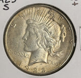1923-S Peace Silver Dollar, MS60+ (16665)