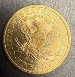 1882 $5 Gold Half Eagle, AU+ (16716)