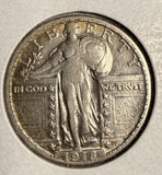 1918-D Standing Liberty Quarter, XF (16720)