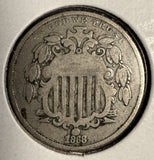 1868 Shield Nickel, Circulated (16728)