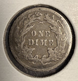 1889 Seated Liberty Dime, Circulated. (16738)