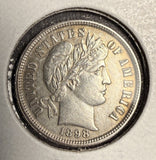 1898 Barber Dime, Proof 55, (16740)