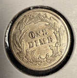 1916 Barber Dime, Ch AU, (16746)