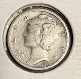 1925-D Mercury Head Dime, VF (16750)