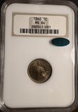 1860 Indian Head Cent, MS64 NGC+CAC (16826)