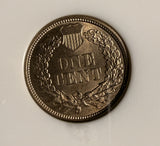 1860 Indian Head Cent, MS64 NGC+CAC (16826)