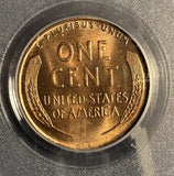 1909 P VDB Lincoln Wheat Cent, MS65RD PCGS (16838)