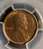 1916-S Lincoln Wheat Cent, MS64RD (16843) Full Red