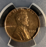 1951 Lincoln Wheat Cent, PF65RD PCGS (16897)