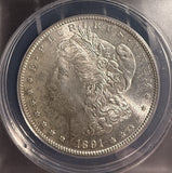 1891-S Morgan Silver Dollar, MS63 ANACS  (16950)