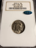 1913-D Buffalo Nickel, MS65 NGC+CAC (16989)