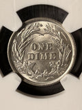1900 Barber Dime, MS62 NGC (17025)