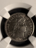 1901-S Barber Dime, Unc Details NGC (17035) Key Date