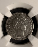1907-S Barber Dime, AU Details NGC (17039)