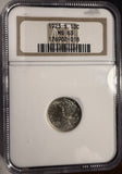 1923-S Mercury Head Dime, MS63 NGC, (17071)