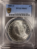1880-O Morgan Silver Dollar, MS62 PCGS (17106)