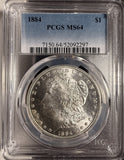 1884 Morgan Silver Dollar, MS64, PCGS GS (17114)