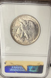 1918-D Walking Liberty Half Dollar, MS63 NGC (17144)