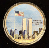 2001 American Silver Eagle 1oz, Enameled, (17160)
