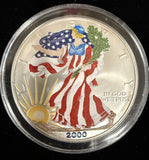 2000 American Silver Eagle 1oz, Enameled, (17168)