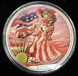 2006 American Silver Eagle 1oz, Enameled, (17174)