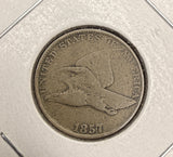 1857 Flying Eagle Cent, Circulated. (17235)