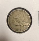 1857 Flying Eagle Cent, Circulated. (17237)